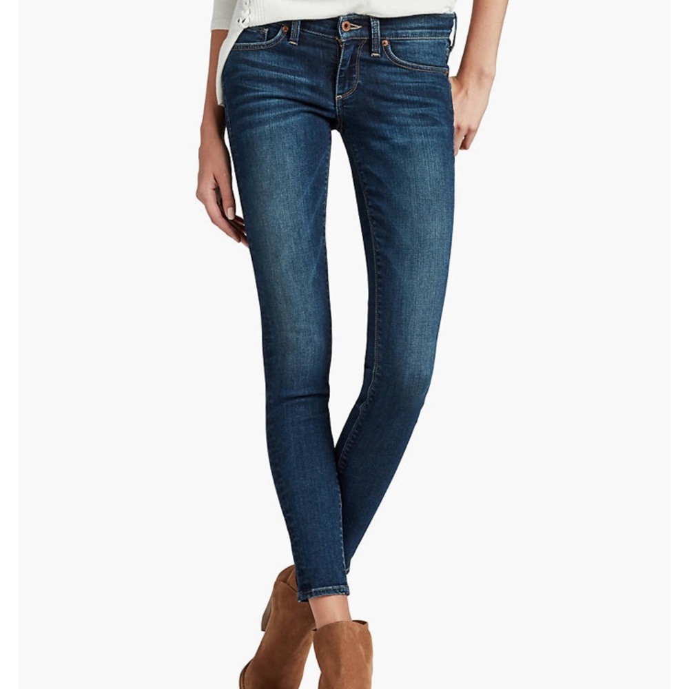 Lucky Brand Charlie Skinny Jeans medium dark wash